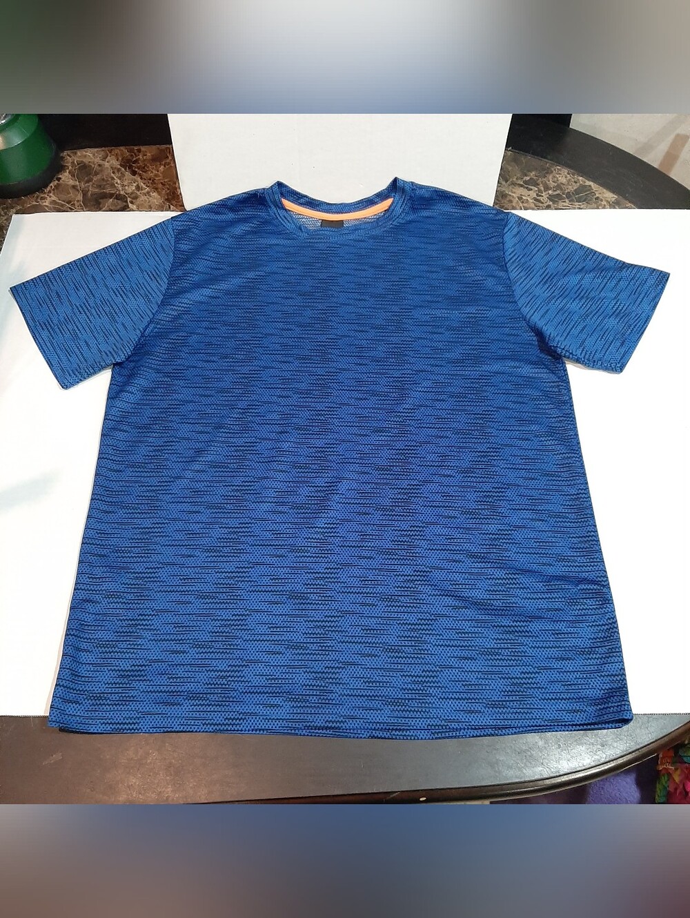 Zone Pro Sport Men's XL Blue Short Sleeve Crew Neck Sport T-Shirt